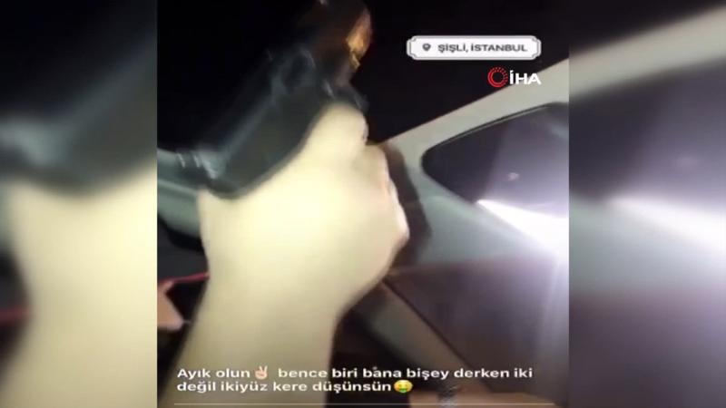 Adliye önünden geçerken havaya ateş eden maganda tutuklandı