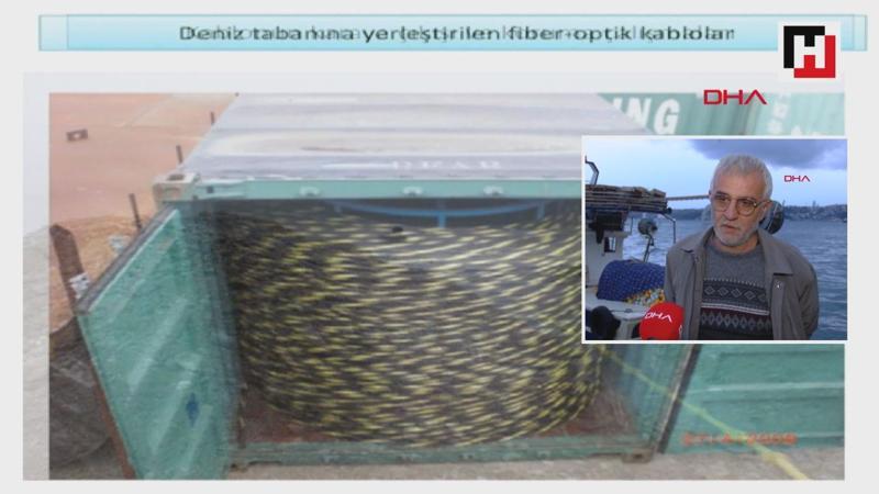 İşte trol ile avlanan balıkçıların kopardığı optik kablolar