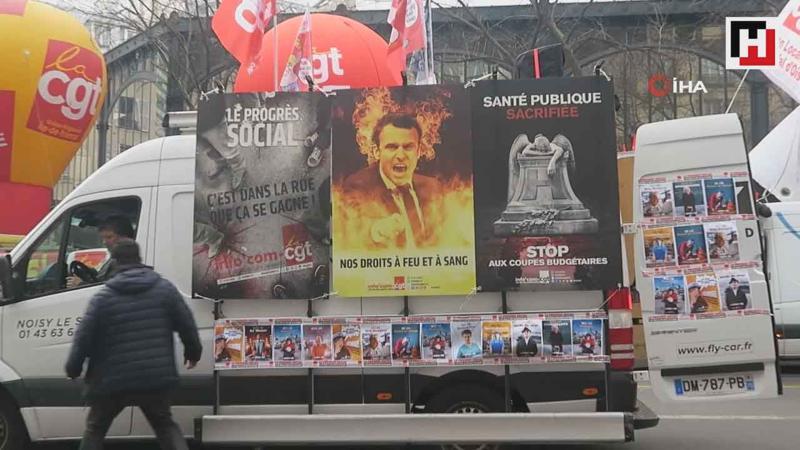 Fransa'da emeklilik reformuna karşı grev ve protestolar başladı