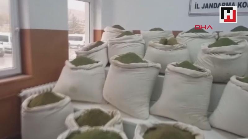 Lice'de 1 ton 47 kilo esrar ele geçirildi