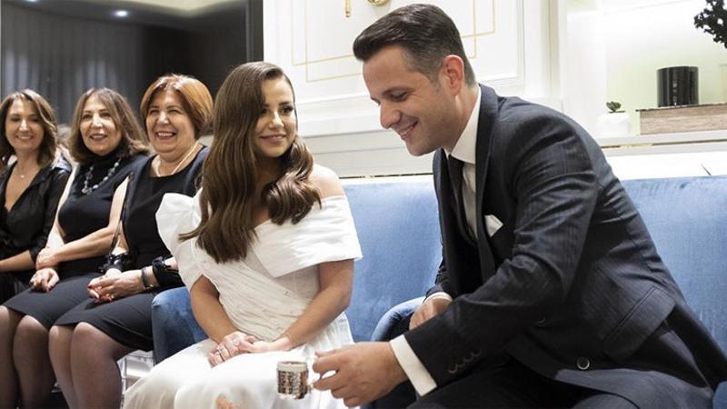 Nişan görüntülerini paylaştı! İşte Merve Özbey ve Kenan Koçak'ın en özel anları...