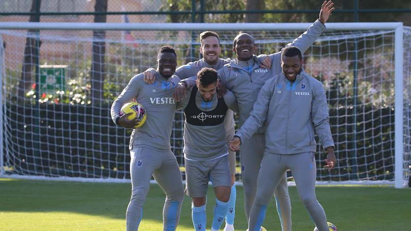 Trabzonspor'dan eğlenceli antrenman