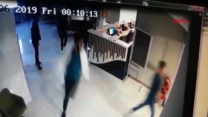 Bahçelievler'de hastanedeki saldırı kamerada