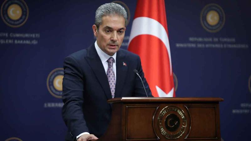 Dışişleri Bakanlığı Sözcüsü Hami Aksoy, bilgilendirme toplantısı düzenledi