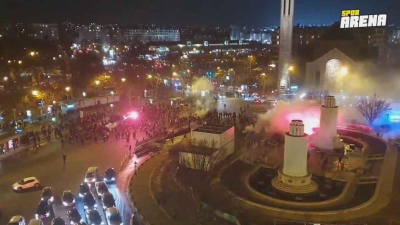 Paris'te Galatasaray taraftarına çirkin saldırı!