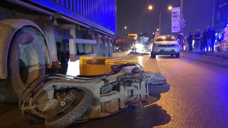 İşe yeni başlamıştı... Motosikletli kuryenin feci ölümü
