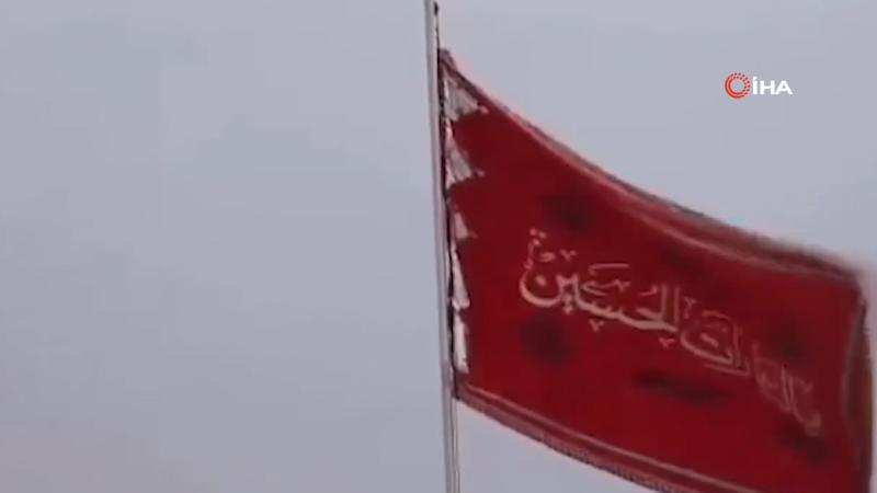 Süleymani'nin intikamı alınana kadar kırmızı bayrak göndere çekildi