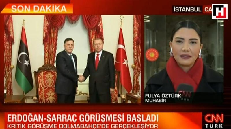 Cumhurbaşkanı Erdoğan, Libya Başbakanı Sarrac görüşmesi başladı