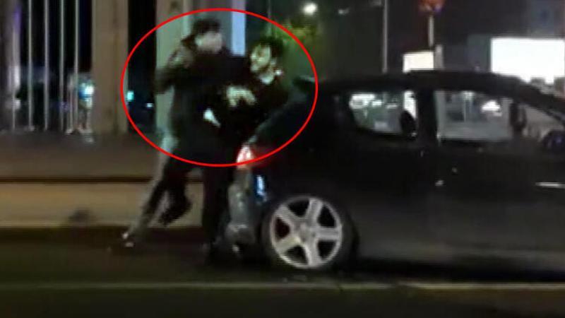 Ankara'da ‘yarış teklifimi reddettin' kavgası kamerada