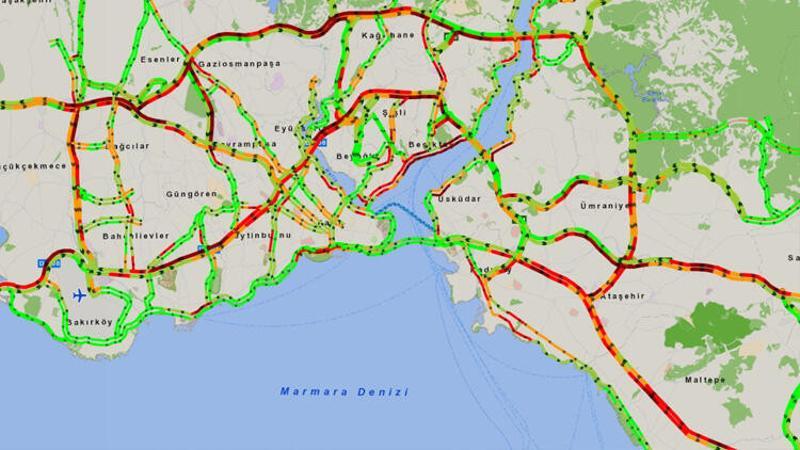İstanbul'da tatil trafiği başladı