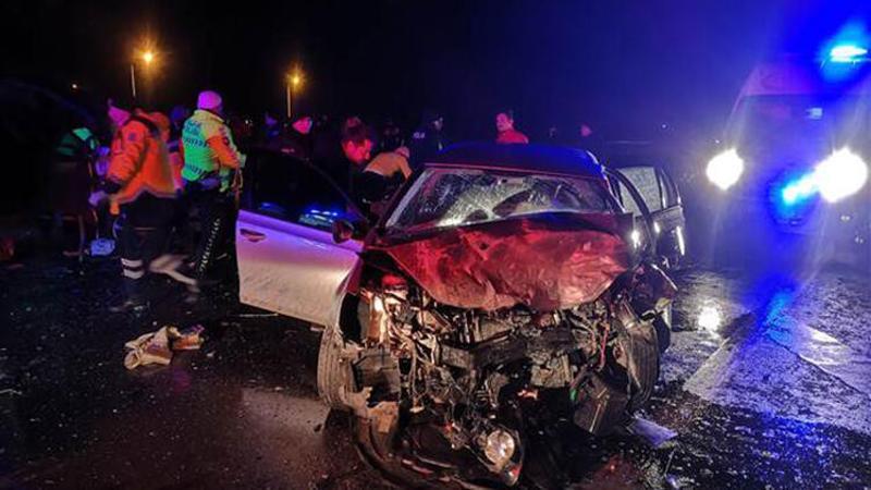 Edirne’de otomobiller çarpıştı: 3 ölü, 2 yaralı