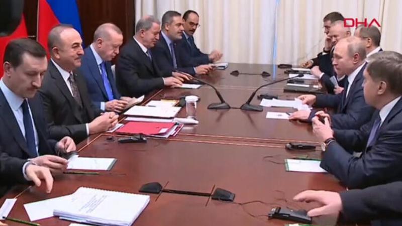 Cumhurbaşkanı Erdoğan- Putin görüşmesi