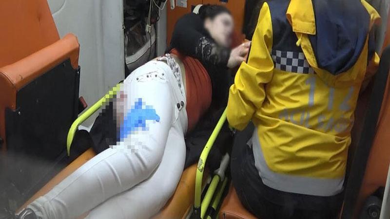 Önce bıçakladı sonra gasp etti