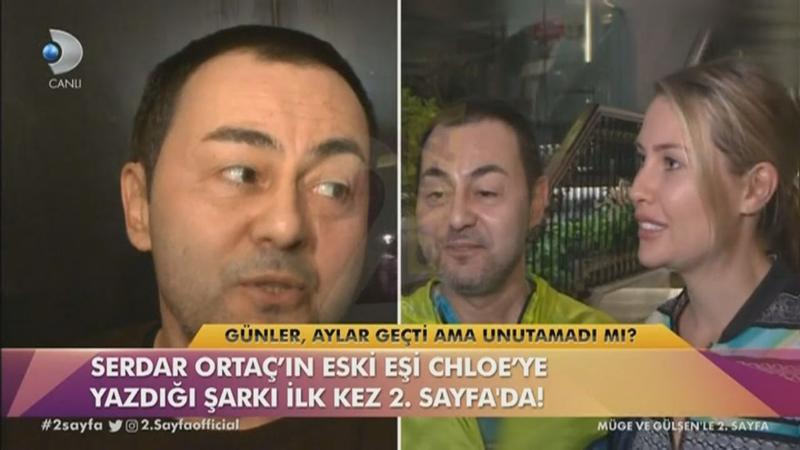 Serdar Ortaç, eski eşi için şarkılar yazdığını söyledi