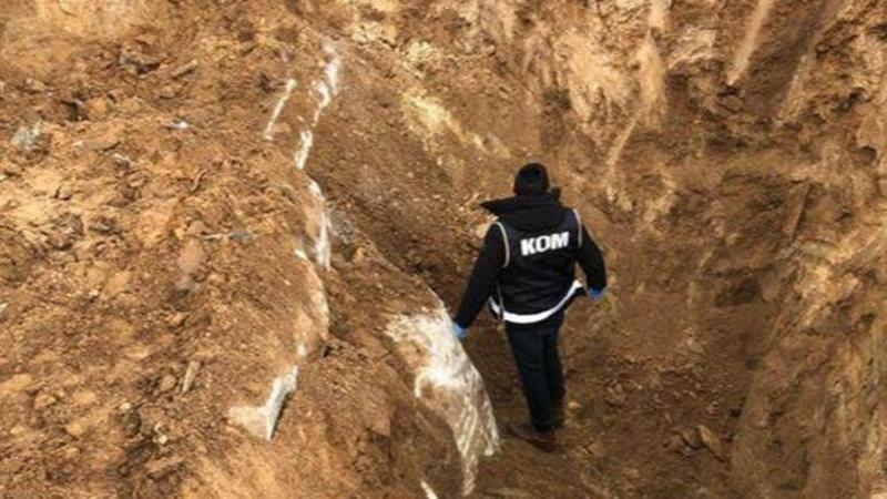 Aksaray'da kepçe ile define arayan 11 kişi suçüstü yakalandı