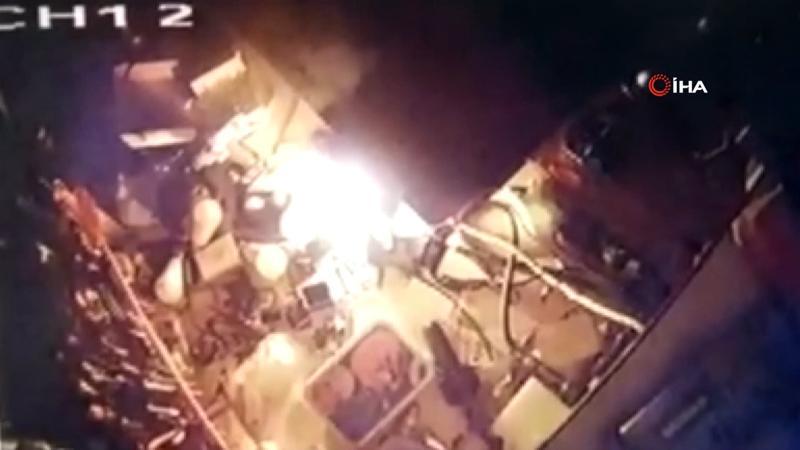 Matkap bomba gibi patladı, ortalık savaş alanına döndü