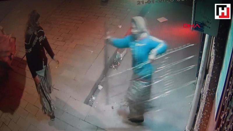 Esenyurt'ta işyerinin önündeki demirleri çaldılar
