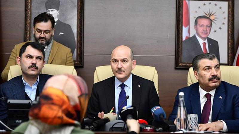 Bakanlar depreme canlı yayında yakalandı