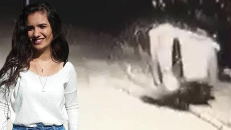 Helin'in hayatını kaybettiği kaza kamerada
