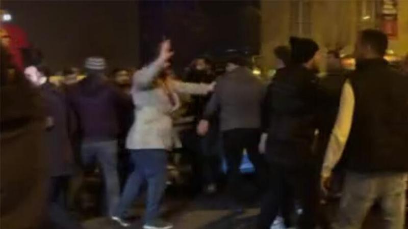 Esenyurt'ta taksicilerle turizm şoförleri arasında kavga