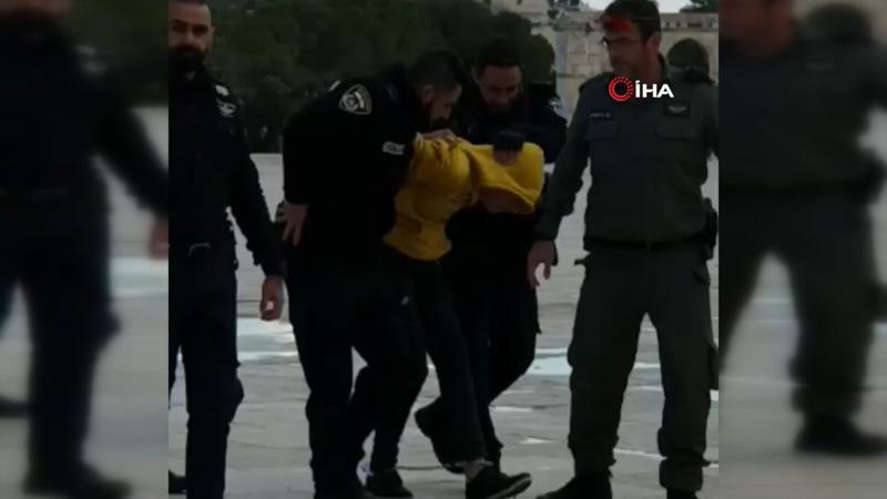 İsrail güçlerinden Mescid-i Aksa'ya baskın