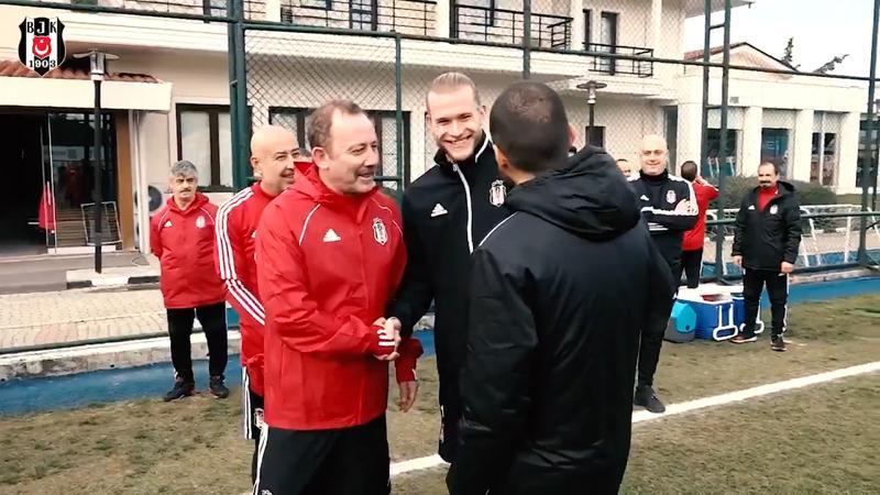 Beşiktaş'ta Sergen Yalçın yönetiminde ilk antrenman