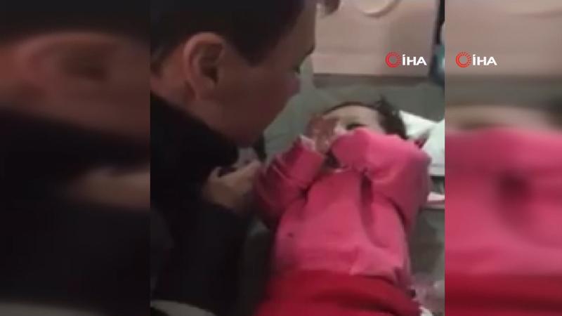 Şehitten geriye bu görüntüler kaldı