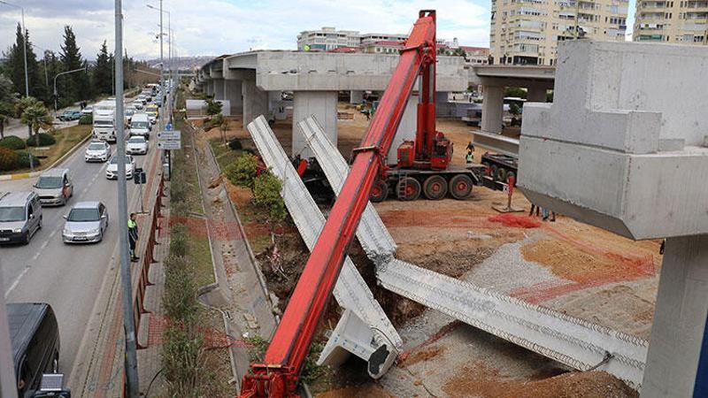 40 tonluk beton blok, vincin üzerine düştü