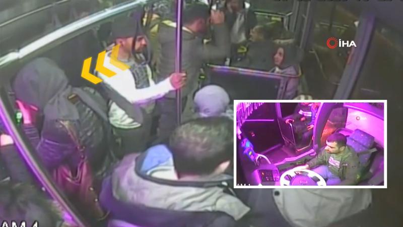 Fenalaşan yolcuyu şoför hastaneye yetiştirdi