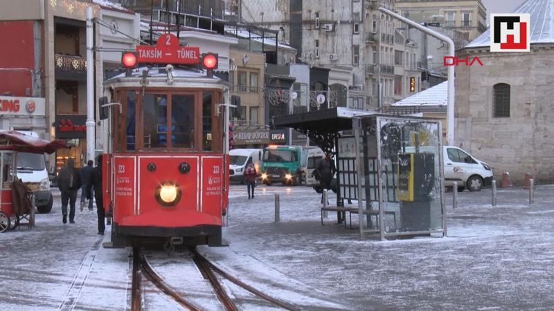 İstanbul sabaha karla uyandı