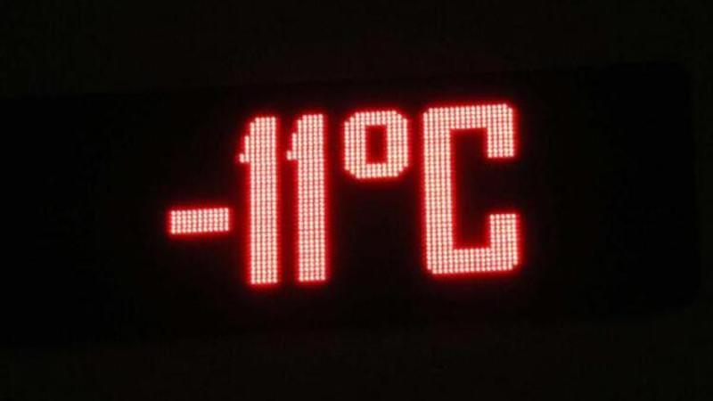 Ankara eksi 11 derece ile buz tuttu