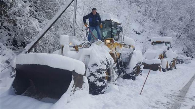 Karadeniz kar altında