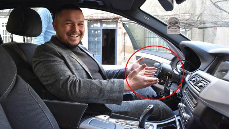 Gaziosmanpaşa'da otomobilin direksiyonu çaldılar
