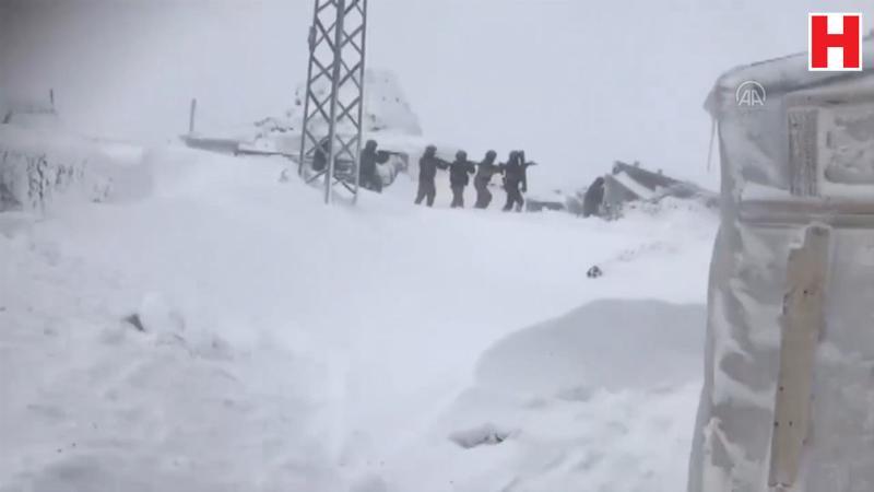 Gri kategorideki teröristin etkisiz hale getirildiği operasyonun görüntüleri