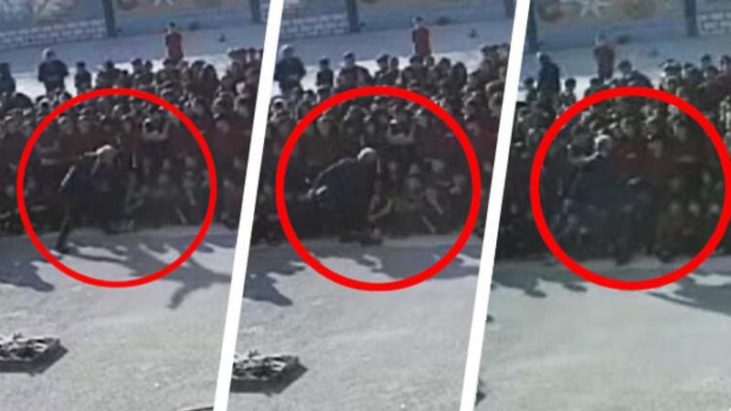 Öğrencinin yüzüne tekme atan okul müdürüne dava