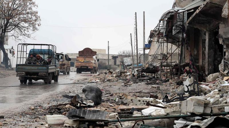 Bombardıman İdlib kırsalını harabeye çevirdi