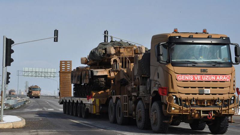 Suriye'ye tank sevkiyatı: Askeri konvoy İslahiye’ye ulaştı
