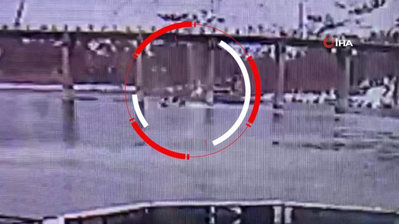 Keban Baraj Gölü'ndeki tekne kazası kamerada