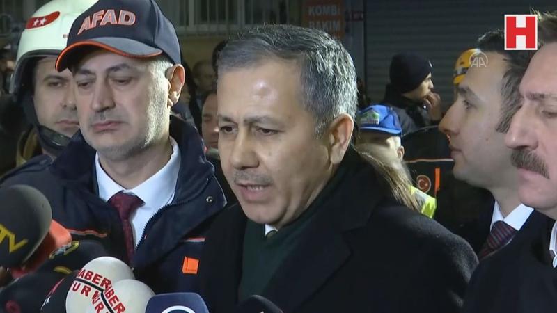 Bahçelievler'de çöken binayla ilgili İstanbul Valisi'nden açıklama