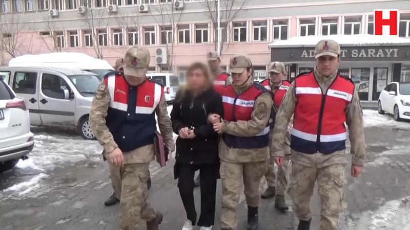 Cezaevi firarisi kadın evindeki gizli bölmede yakalandı