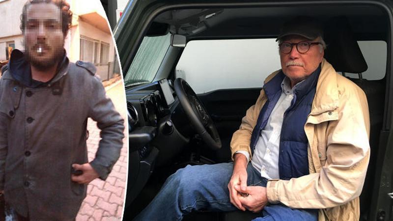 Beyoğlu'nda ünlü profesörün cipine giren hırsızı eşi yakaladı