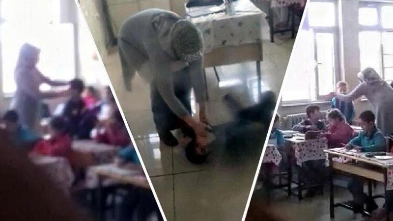 Gaziantep'te öğrencilere şiddet kameraya yansıdı