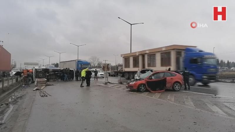 Gebze'de zincirleme trafik kazası: 4 yaralı