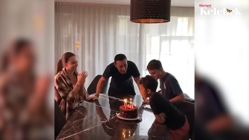 Mustafa Sandal ve eski eşi oğullarının doğum gününü kutladı