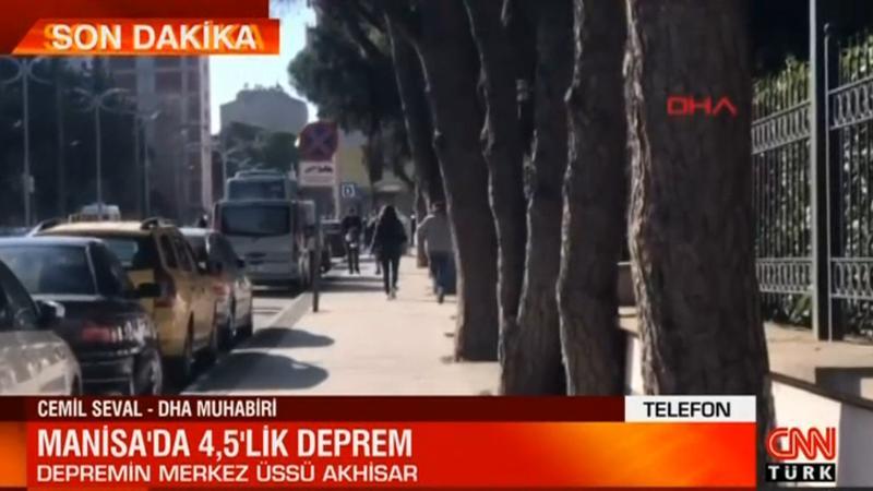 Son dakika haberler... Manisa'da 4,5 büyüklüğünde deprem!