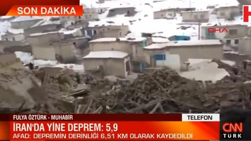 İran'da 5.9 büyüklüğünde bir deprem meydana geldi