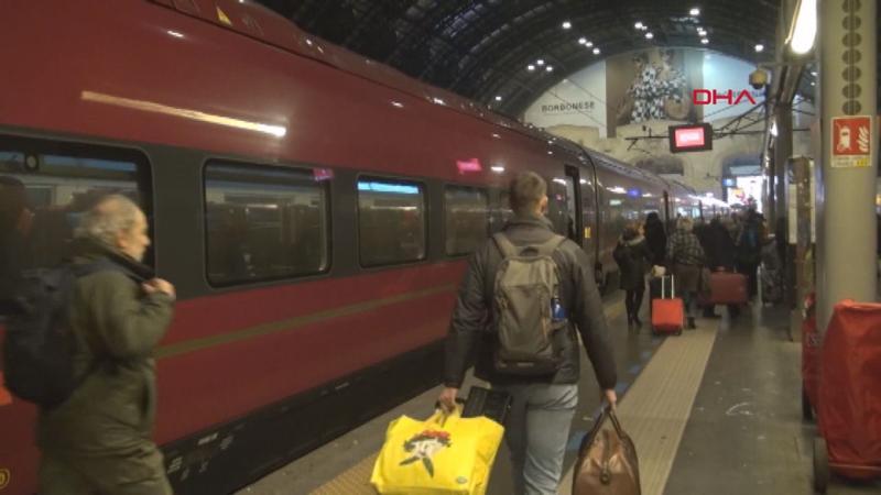 İtalya'da koronavirüs tren seferleri aksattı