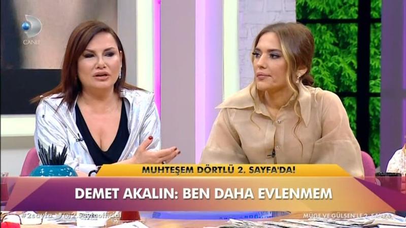 Demet Akalın: 13 aydır yalnız yatıyorum