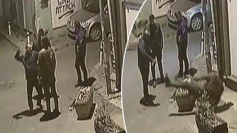 Patronunun işçisini döverek öldürdüğü anlar kamerada