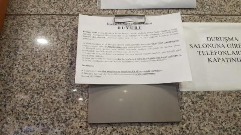 İstanbul ve Ankara'da bazı duruşmalar ertelendi